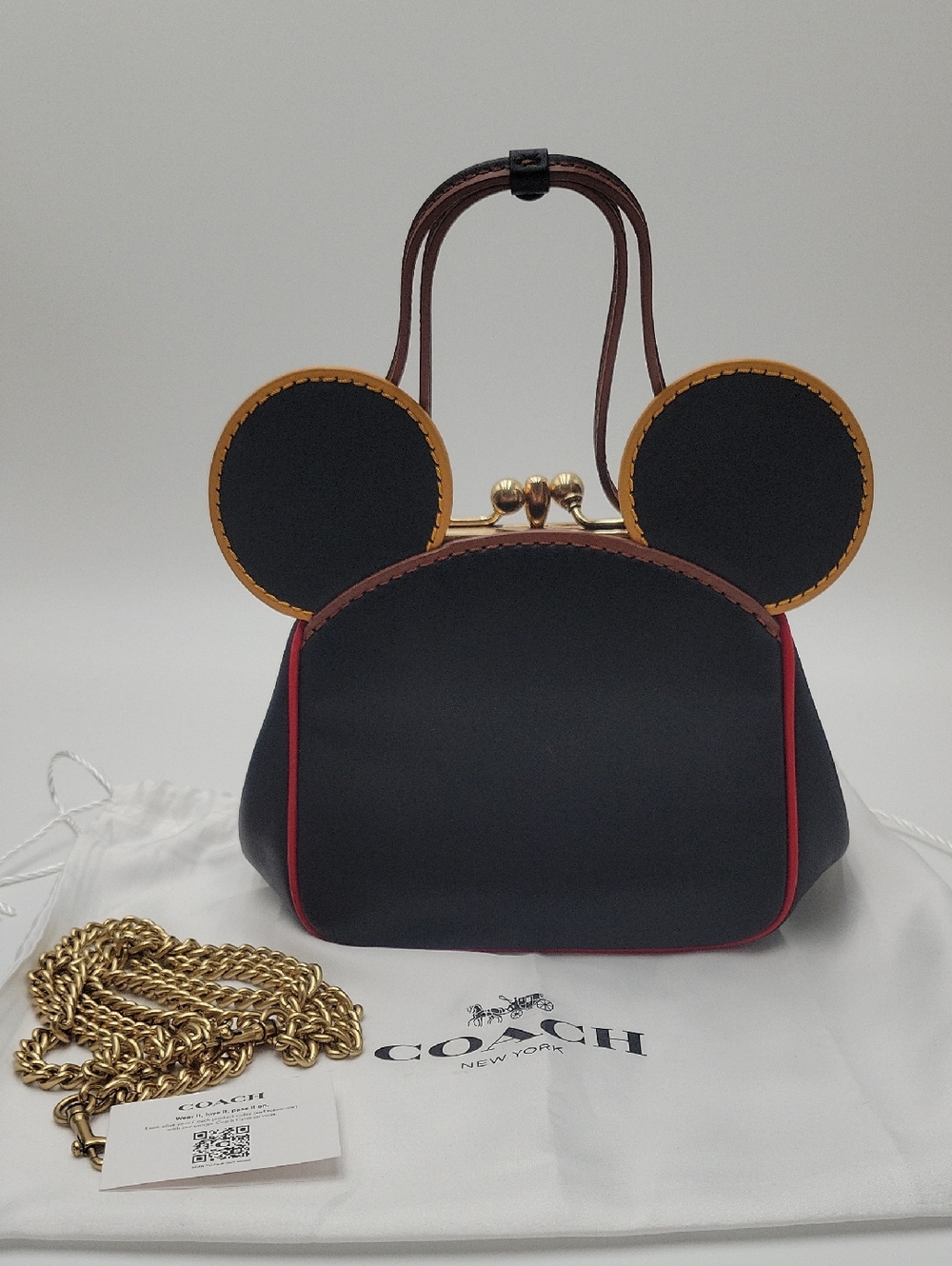 Coach - Mickey Mouse Kisslock Bag